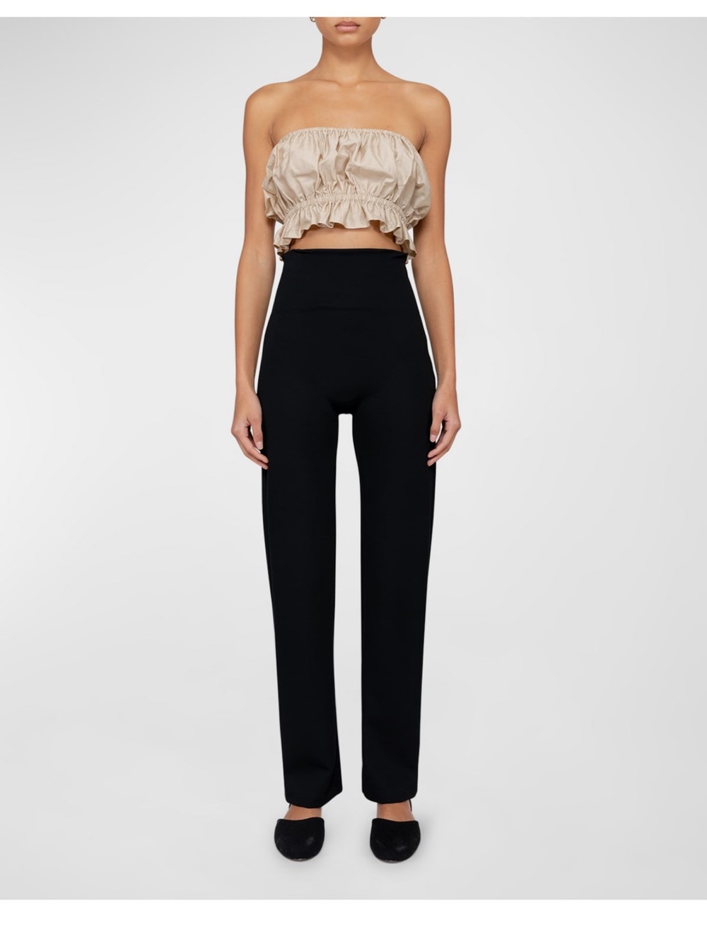 LESET RIO HIGH WAIST STRAIGHT PANT SIZE SMALL